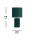 Groove 1 Light Table Lamp Olive Green with matching Shade-4