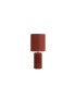 Groove 1 Light Table Lamp Burnt Orange with matching shade-1