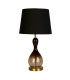 Marakesh 1 Light Table Lamp Satin Brass Metal Black Ombre Glass-2