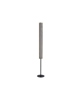 Thread LED Floor Lamp Gold Mesh and Sand Black Metal-2