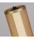 Thread LED Table Lamp Gold Mesh and Matt Black-3
