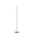 Mod LED Floor Lamp Satin Brass Metal Opal Acrylic & Clear-1