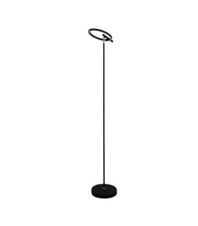 Space LED Floor Lamp Black Metal-2