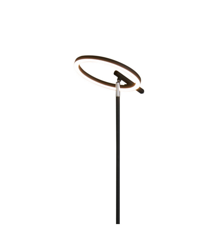 Space LED Floor Lamp Black Metal-3