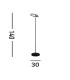 Space LED Floor Lamp Black Metal-4