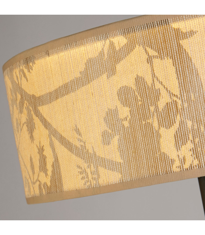 Isla 3 Light Floor Lamp Recycled Paper Shade and Black Metal-3