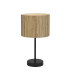Meadow 1 Light Table Lamp Natural Grass Shade and Black Metal-1