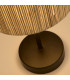 Meadow 1 Light Table Lamp Natural Grass Shade and Black Metal-3