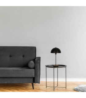 Mushroom Table Lamp Black Metal-2