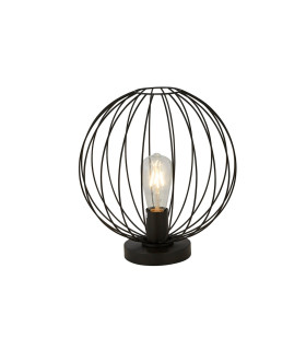 Rondo Table Lamp Black Wire Frame