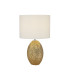 Nadine Table Lamp Ceramic Gold & Cream Fabric Shade-1