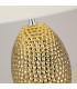 Nadine Table Lamp Ceramic Gold & Cream Fabric Shade-3