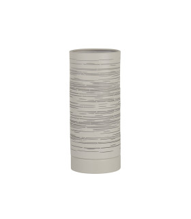 Savvy Table Lamp Scratched White Metal-2