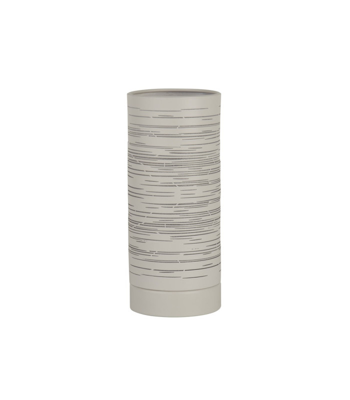 Savvy Table Lamp Scratched White Metal-2