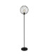 Rondo Floor Lamp Black Wire Frame