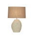 Adelaide 1 Light Table Lamp Cream Resin with White Linen Shad-1