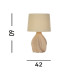 Adelaide 1 Light Table Lamp Cream Resin with White Linen Shad-4