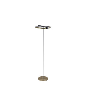 Aerial LED Floor Lamp Gold and Black Metal-2