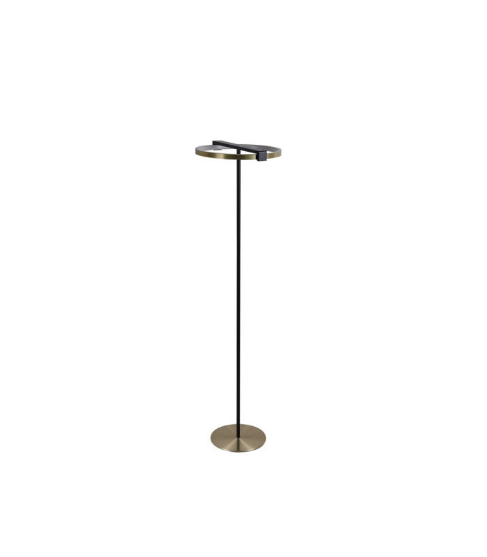 Aerial LED Floor Lamp Gold and Black Metal-2