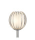 Blossom 1 Light Table Lamp Chrome Metal Clear Acrylic Shade-2