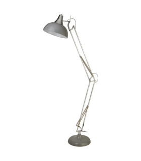 Goliath Floor Lamp Grey & Chrome