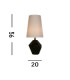 Ape1 Light Table Lamp Antique Brass Metal Black Resin and Whi-4