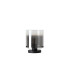 Sweden 1 Light Table Lamp Matt Black Metal with Smoked Ombre Gl-2