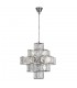 7 Light Acryclic Ceiling Pendant - Chrome - 1