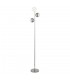 Floor Lamp 3 Light - Chrome with Crystal Sand - 1