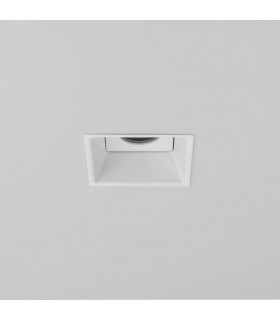 LED Square Recessed Downlight IP65 Fire-Rated Matt White - 1