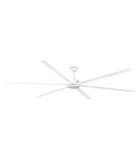 Rotterdam XXXL 300cm LED Ceiling Fan Matt White - 6 Blade-1