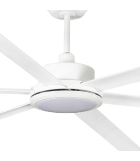 Rotterdam XXXL 300cm LED Ceiling Fan Matt White - 6 Blade-2