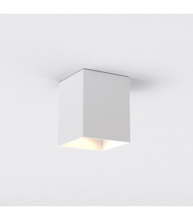 Integrated LED Square Surface Mounted Downlight Textured White 12.5W - 1