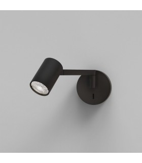 Single Adjustable LED Spotlight Matt Black, GU10 - 1