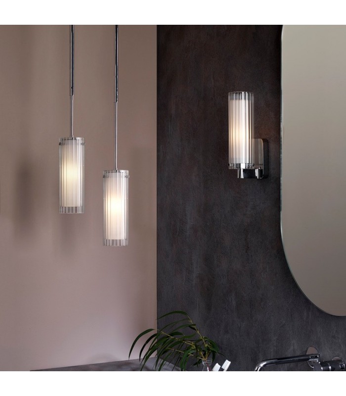 Slim Ceiling Pendant Polished Chrome, LED E14 - 5