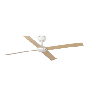 Rudder 132cm Ceiling Fan Matt White 4 Blade-2