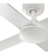 Rudder 132cm Ceiling Fan Matt White 4 Blade-5