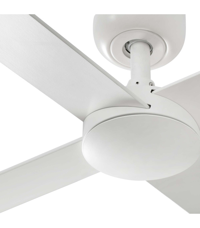 Rudder 132cm Ceiling Fan Matt White 4 Blade-5