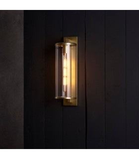 Flush Wall Lantern Textured Black IP23, E27 - 2