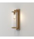 Flush Wall Lantern Antique Brass IP23, E27 - 1