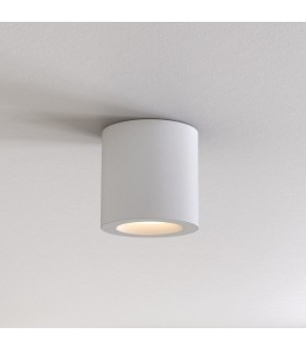 Round Surface Mounted Downlight Matt White IP65, GU10 - 1