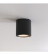Round Surface Mounted Downlight Textured Black IP65, GU10 - 1
