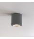 Round Surface Mounted Downlight Textured Grey IP65, GU10 - 1
