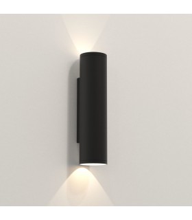 Coastal Outdoor Up Down LED Wall Light Textured Black, GU10 - 1
