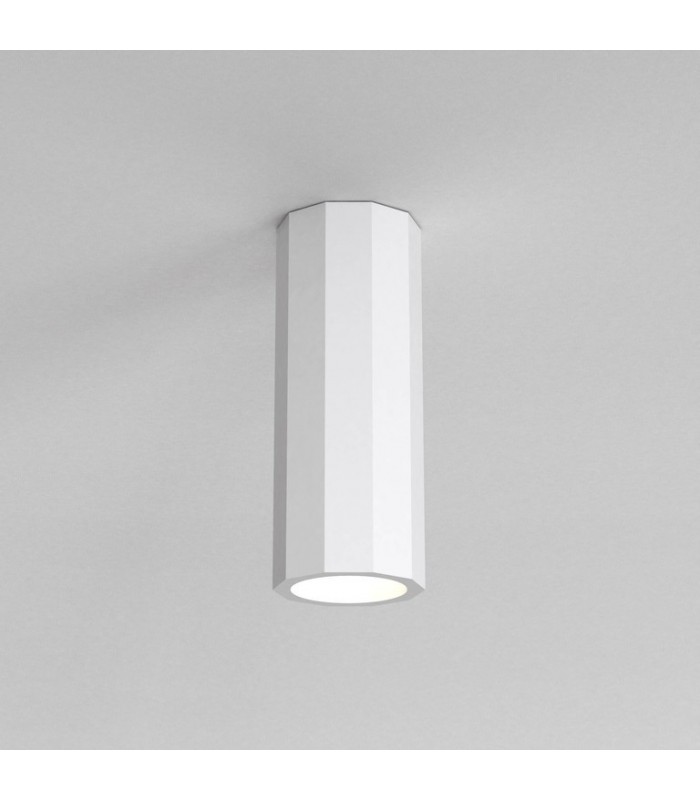 Surface Mounted Downlight 220cm Plaster White GU10 - 1