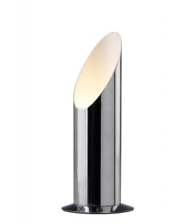 Table Lamp Uplighter with Inline Switch GU10 Polished Chrome - 1