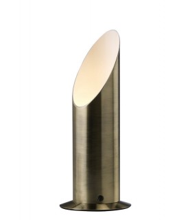 Table Lamp Uplighter with Inline Switch GU10 Antique Brass - 1