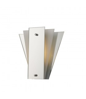 3 Layer Flush Flush Wall Lamp, E27 Frosted, Mirror - 1