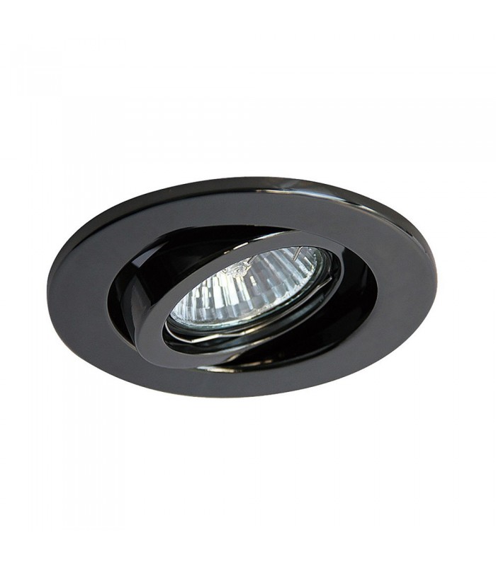 GU10 Adjustable Recessed Downlight Black Chrome (Bulb Not Included) - 1