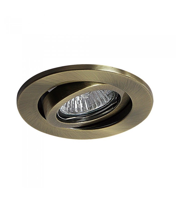 GU10 Adjustable Recessed Downlight Antique Brass (Bulb Not Included) - 1